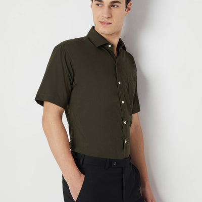 Wrinkle Free Half Sleeve Shirt