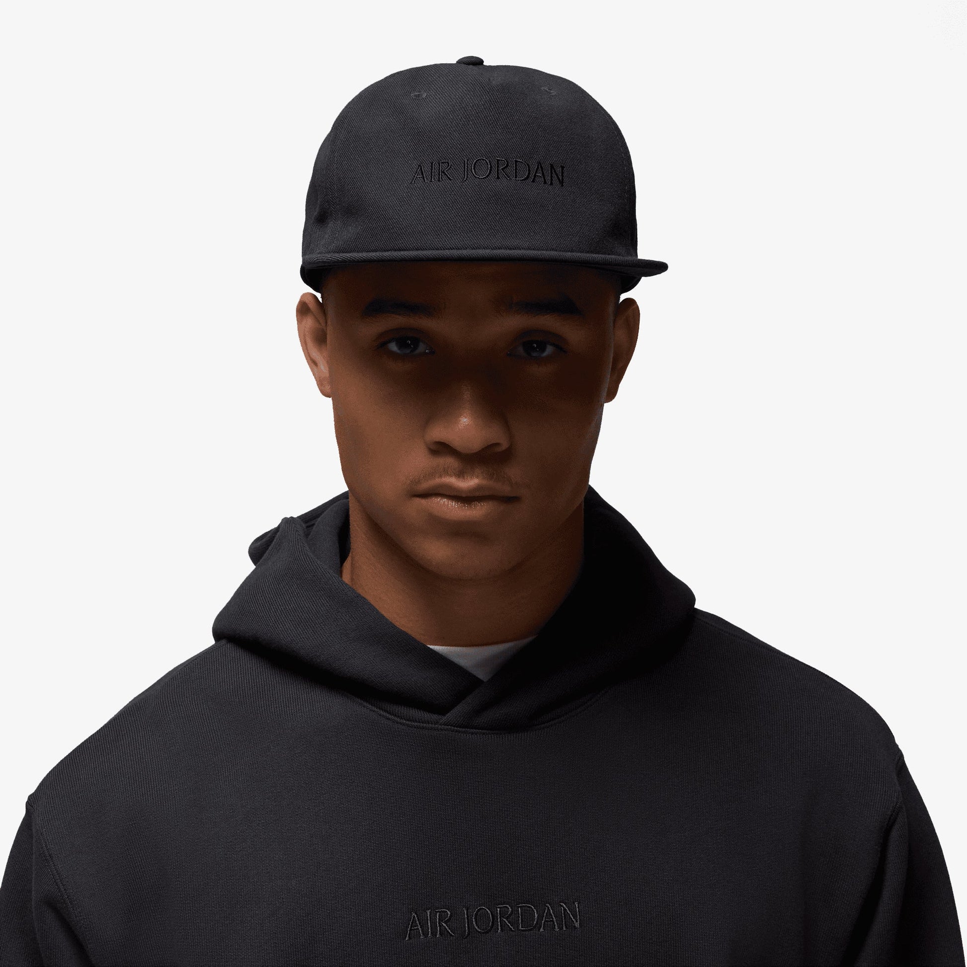 JORDAN | AIRJORDAN PRO UNSTRUCTURED FLAT BILL HAT { OFF NOIR/OFF NOIR