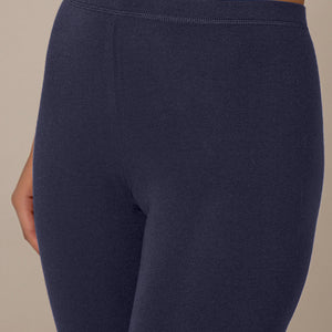 Smooth Mid-thigh Cotton Shortie Liner - Midnight