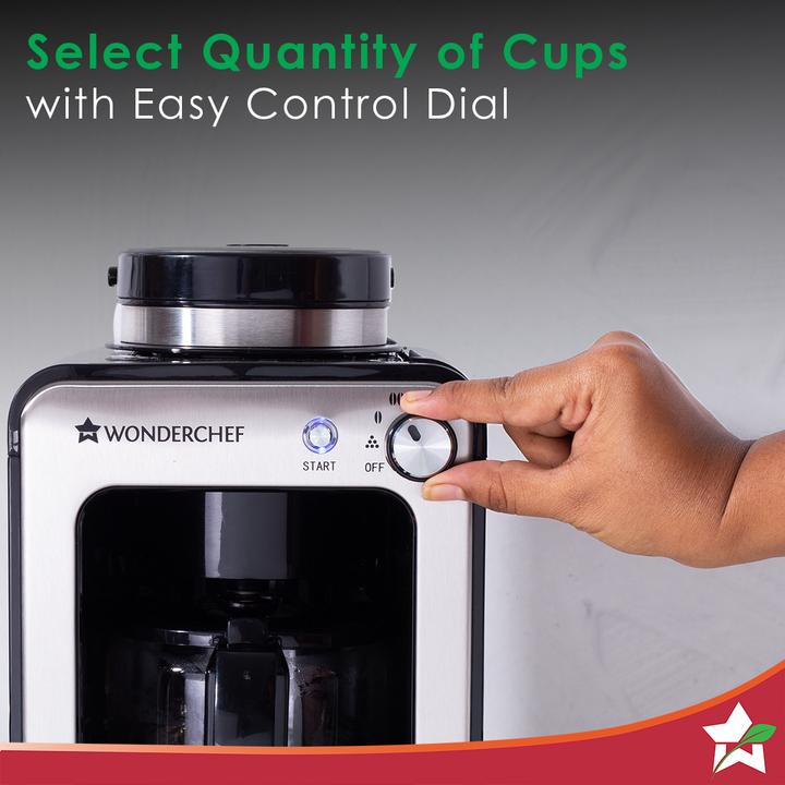 Wonderchef Renewed Regalia Bean-to-Cup Brew Coffee Maker