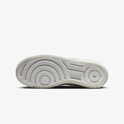 Nike | AIR FORCE 1 SHADOW  { SUMMIT WHITE/SESAME-WOLF GREY