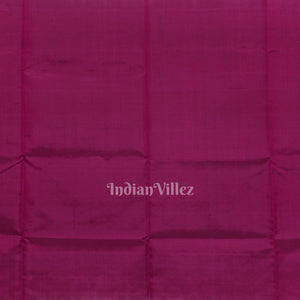 Sand With Magenta Pure Kanjivaram Soft Silk Saree