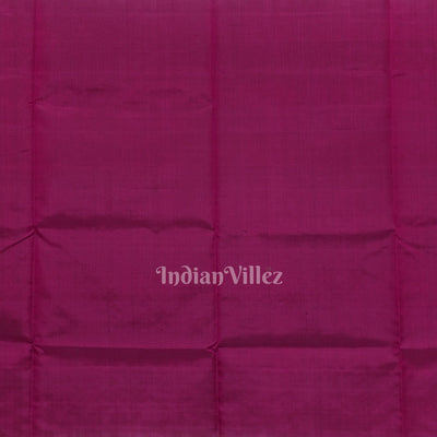 Sand With Magenta Pure Kanjivaram Soft Silk Saree