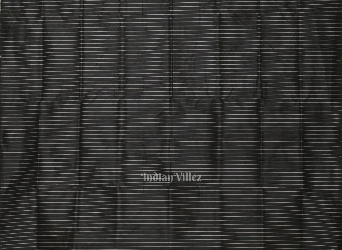 Green Yellow Pasapali Contemporary Designer Silk Saree