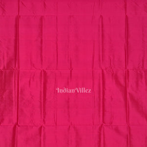 Cream Rani Pink Boita Design Bomkai  Sambalpuri Silk Saree