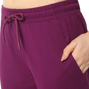 Elements Track Pants - Magenta Purple