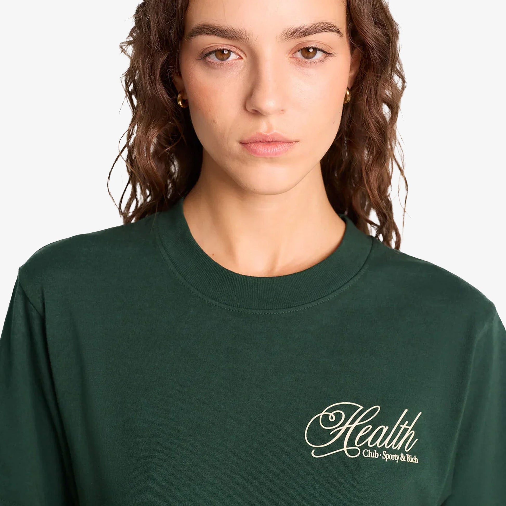 SPORTY & RICH | HEALTH SCRIPT T-SHIRT { GREEN
