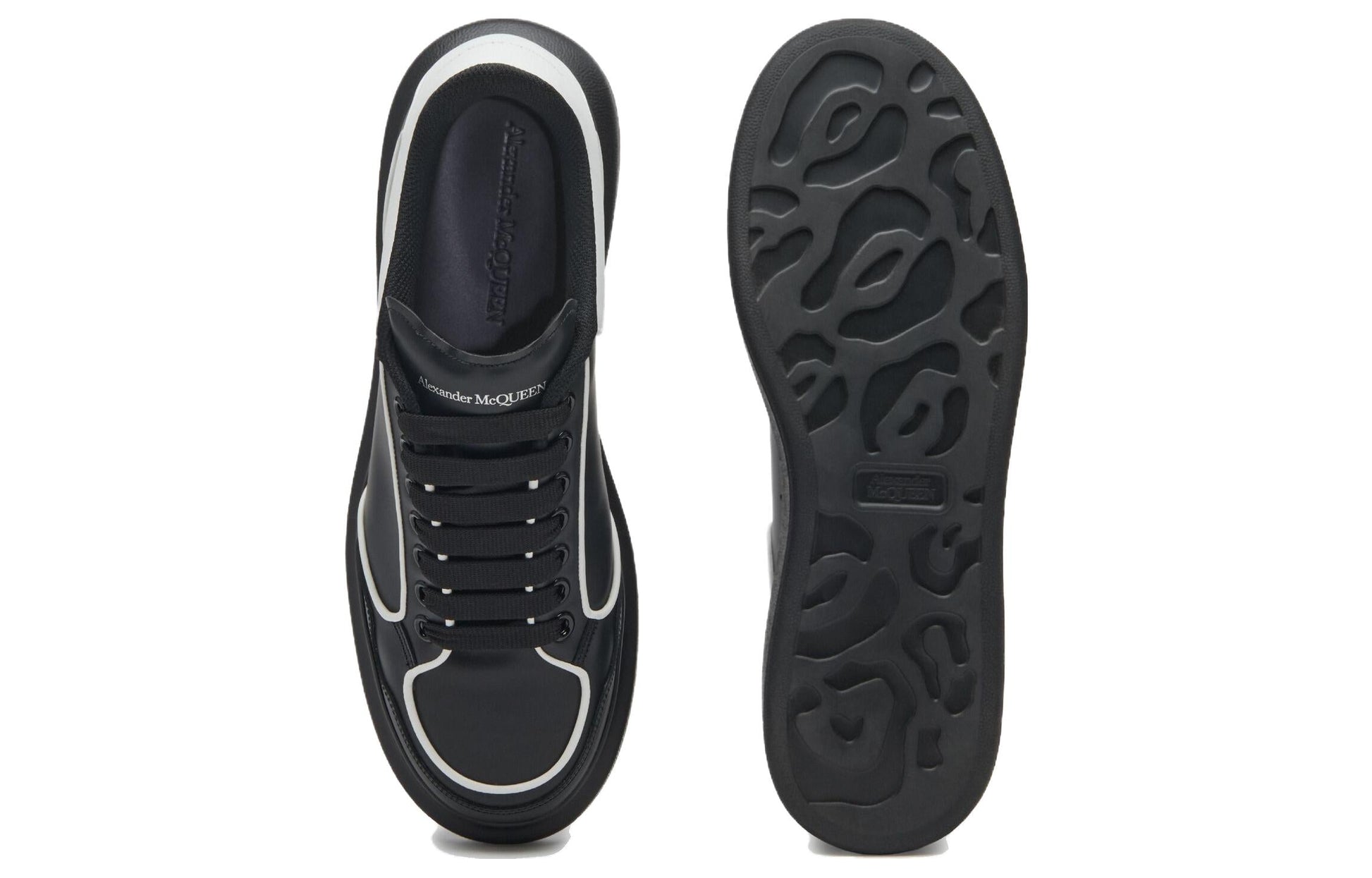 Alexander Mcqueen Oversized Black White Retro
