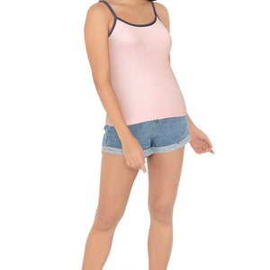 Cotton Camisole - Rose Bud