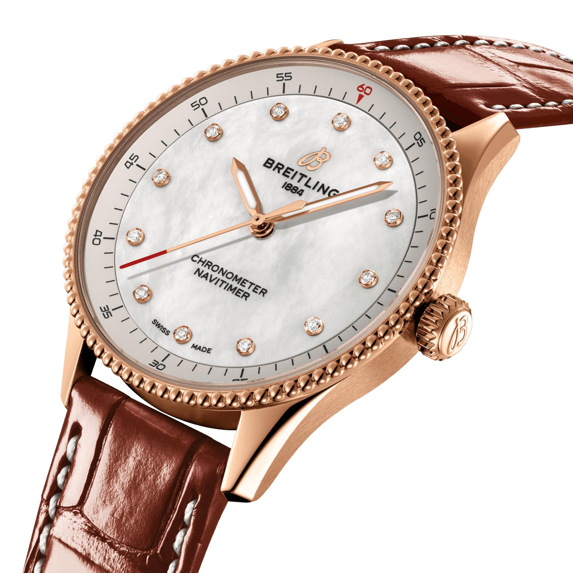 Breitling Navitimer Mother of Pearl Dial Unisex 32mm