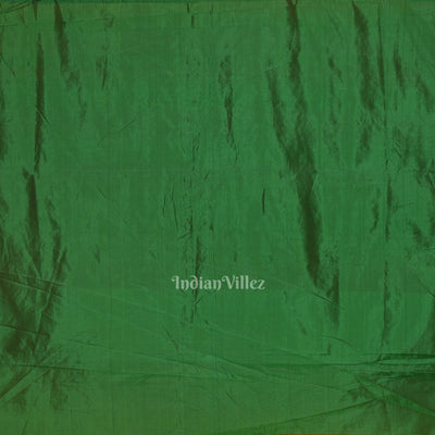 Green Yellow Pure Silk Saree