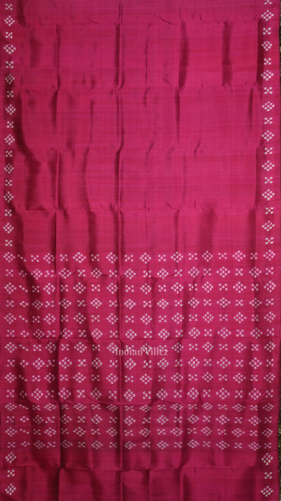 Magenta Pink Border Pasapali Designer Contemporary Saree