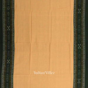 Green Cream Odisha Ikat  Sambalpuri Dress Material & Dupatta