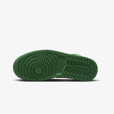 Jordan | AIR JORDAN 1 MID  { BLACK/LUCKY GREEN-AQUATONE-SAIL