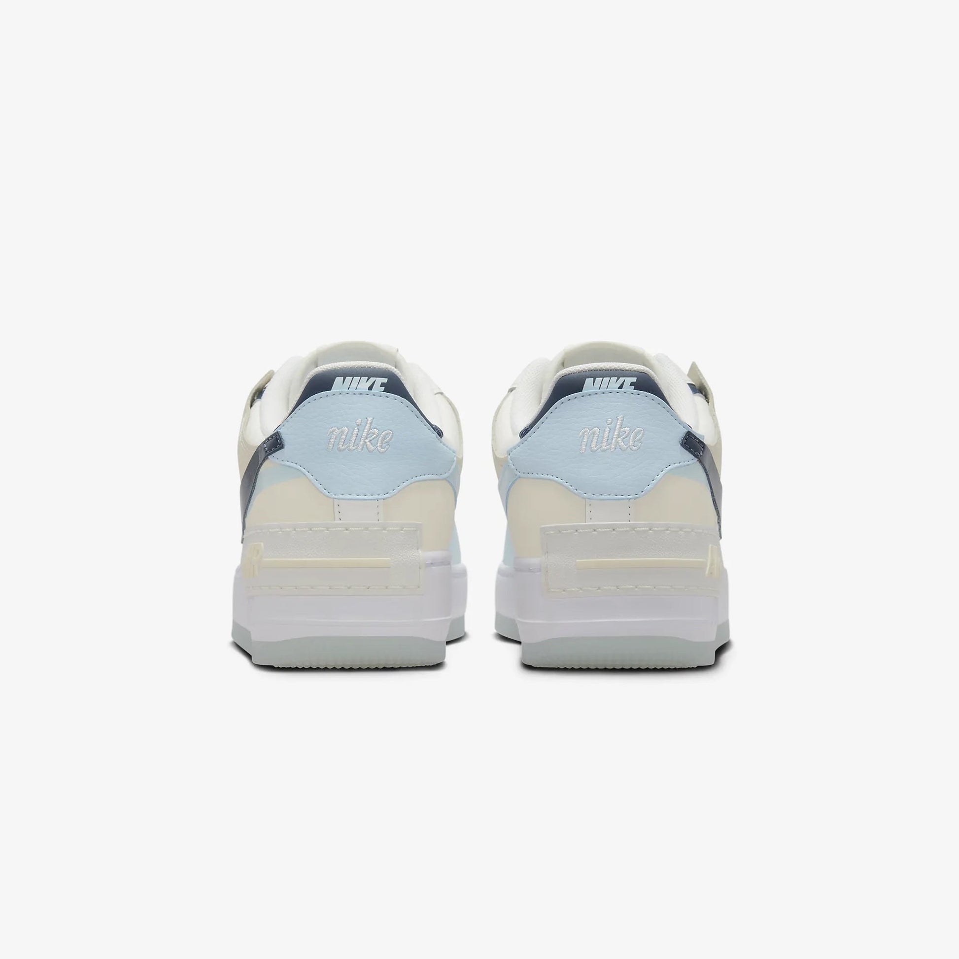 NIKE | AIR FORCE 1 SHADOW { SAIL/ARMORY NAVY-GLACIER BLUE
