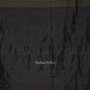 Purple Black Buti Siminoi Odisha Ikat Khandua Silk Saree