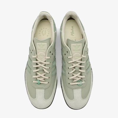 ADIDAS ORIGINALS | SAMBA x MAHA { HALF GREEN