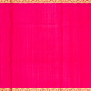 Mustard Handloom Lino Varna Silk Saree Floral Vine Motifs