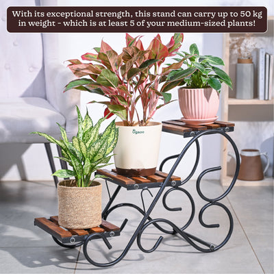 Garden Harmony Triple -Tier Plant Stand