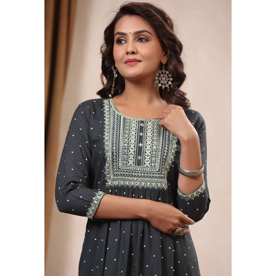 grey-floral-embroidered-rayon-kurti-2