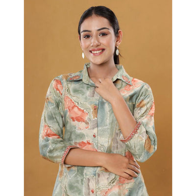 green-printed-muslin-co-ord-set
