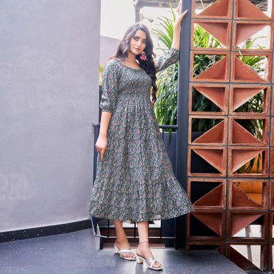 grey-floral-printed-pure-cotton-maxi-dress