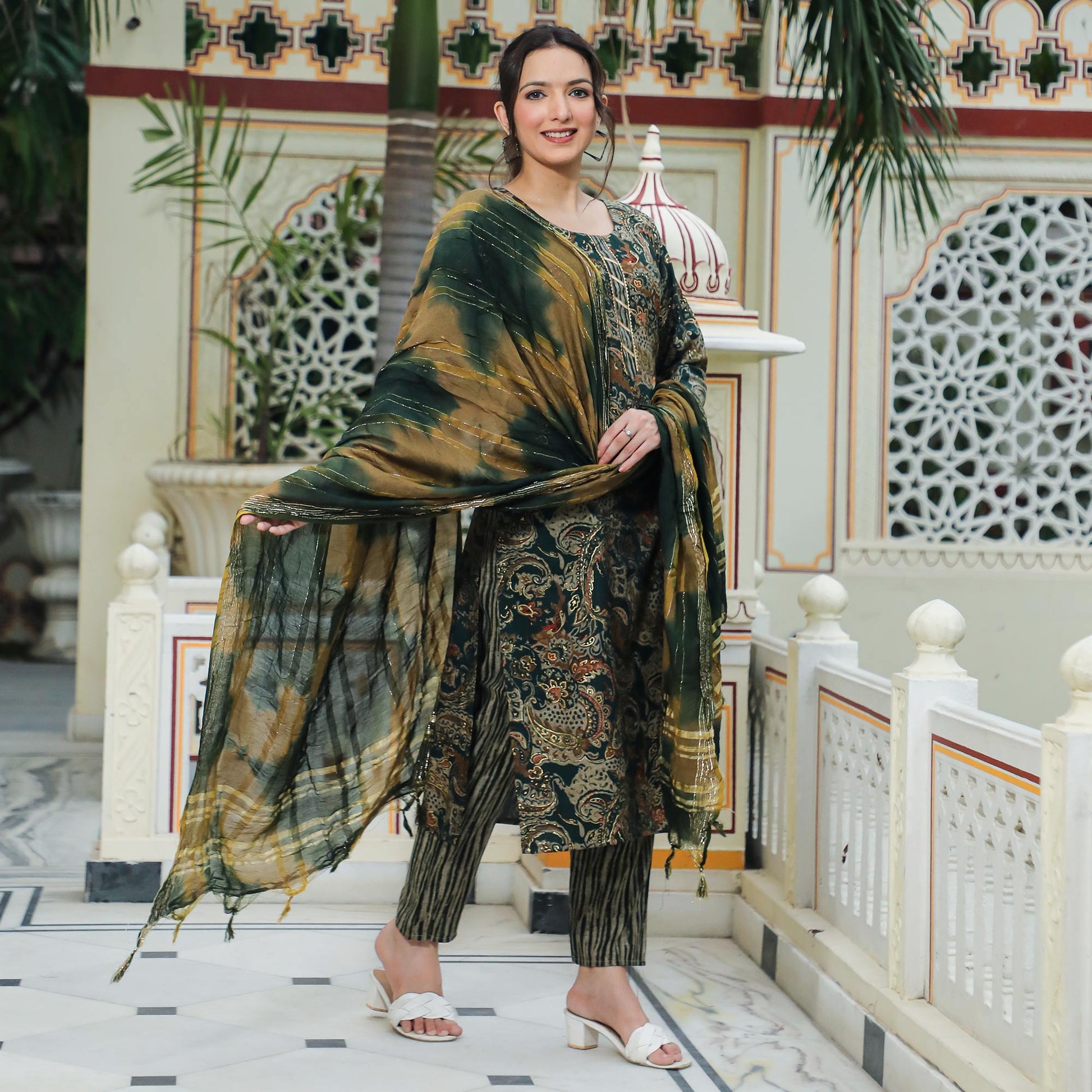 green-foil-printed-rayon-suit