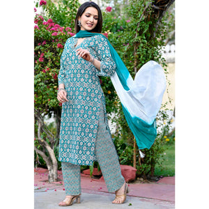 green-floral-printed-pure-cotton-salwar-suit-1