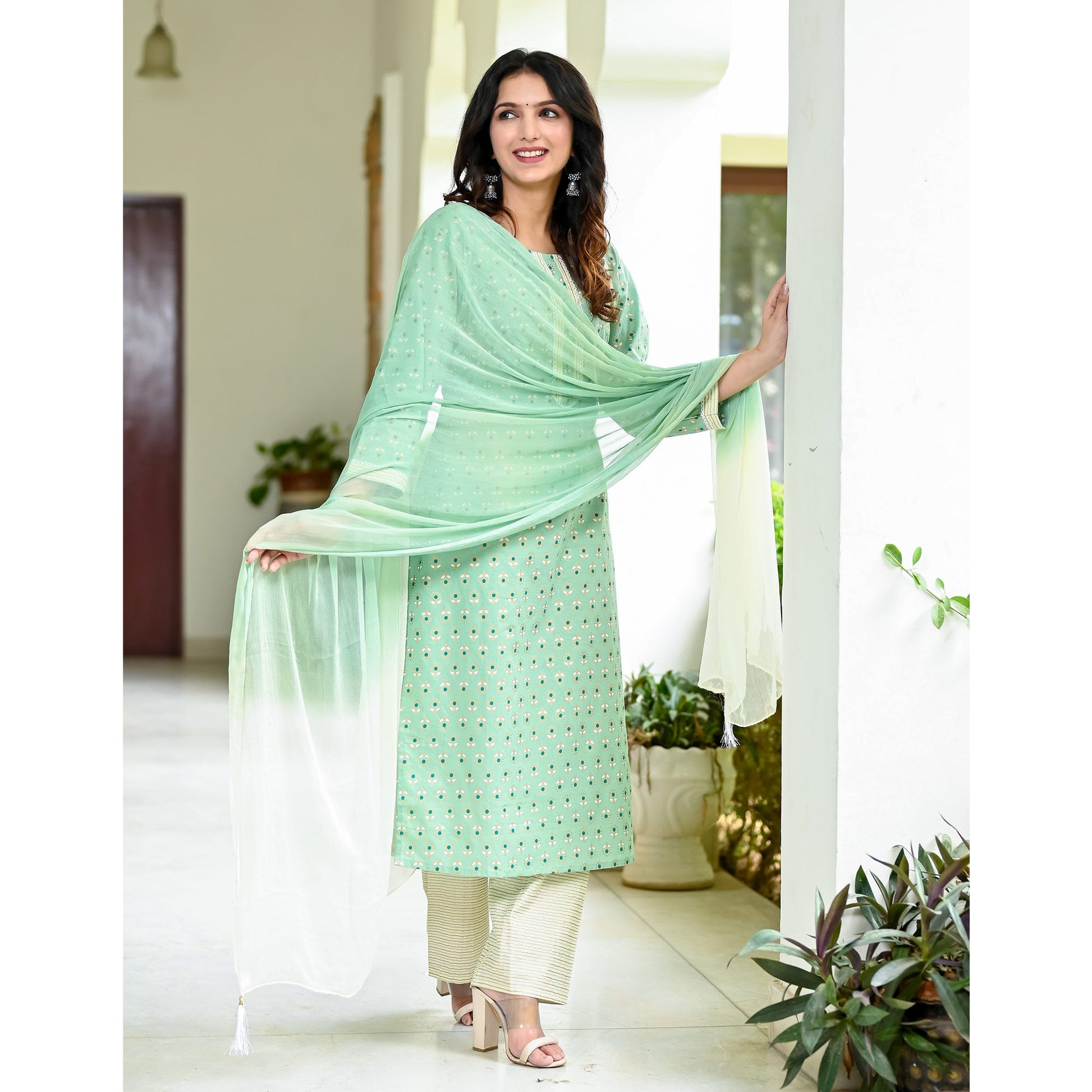 green-floral-foil-printed-pure-cotton-suit