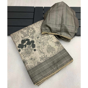 grey-floral-digital-printed-tussar-silk-saree