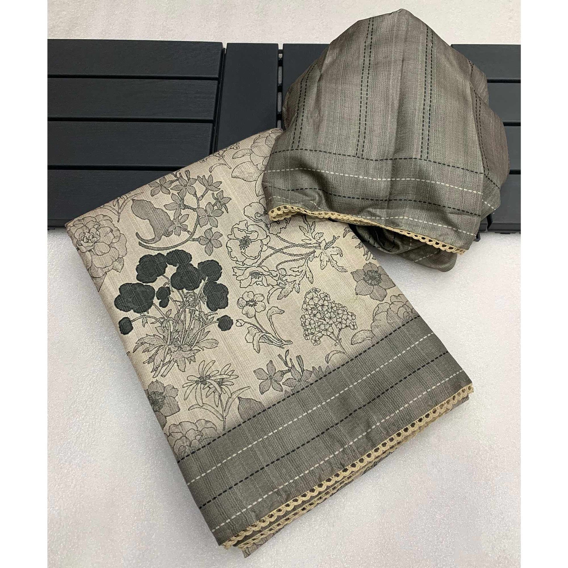 grey-floral-digital-printed-tussar-silk-saree