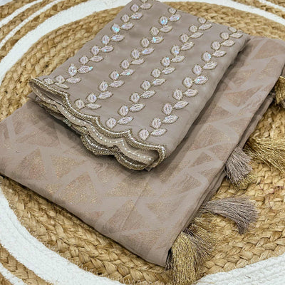 grey-geometric-foil-printed-georgette-saree-with-tassels