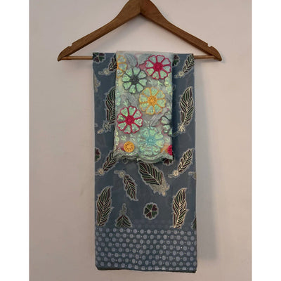 grey-floral-foil-printed-georgette-saree-6