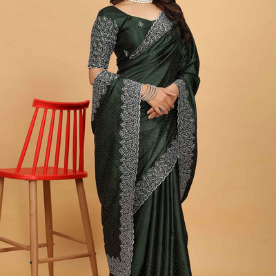 green-swarovski-work-paper-silk-saree-with-embroidery-zari-border