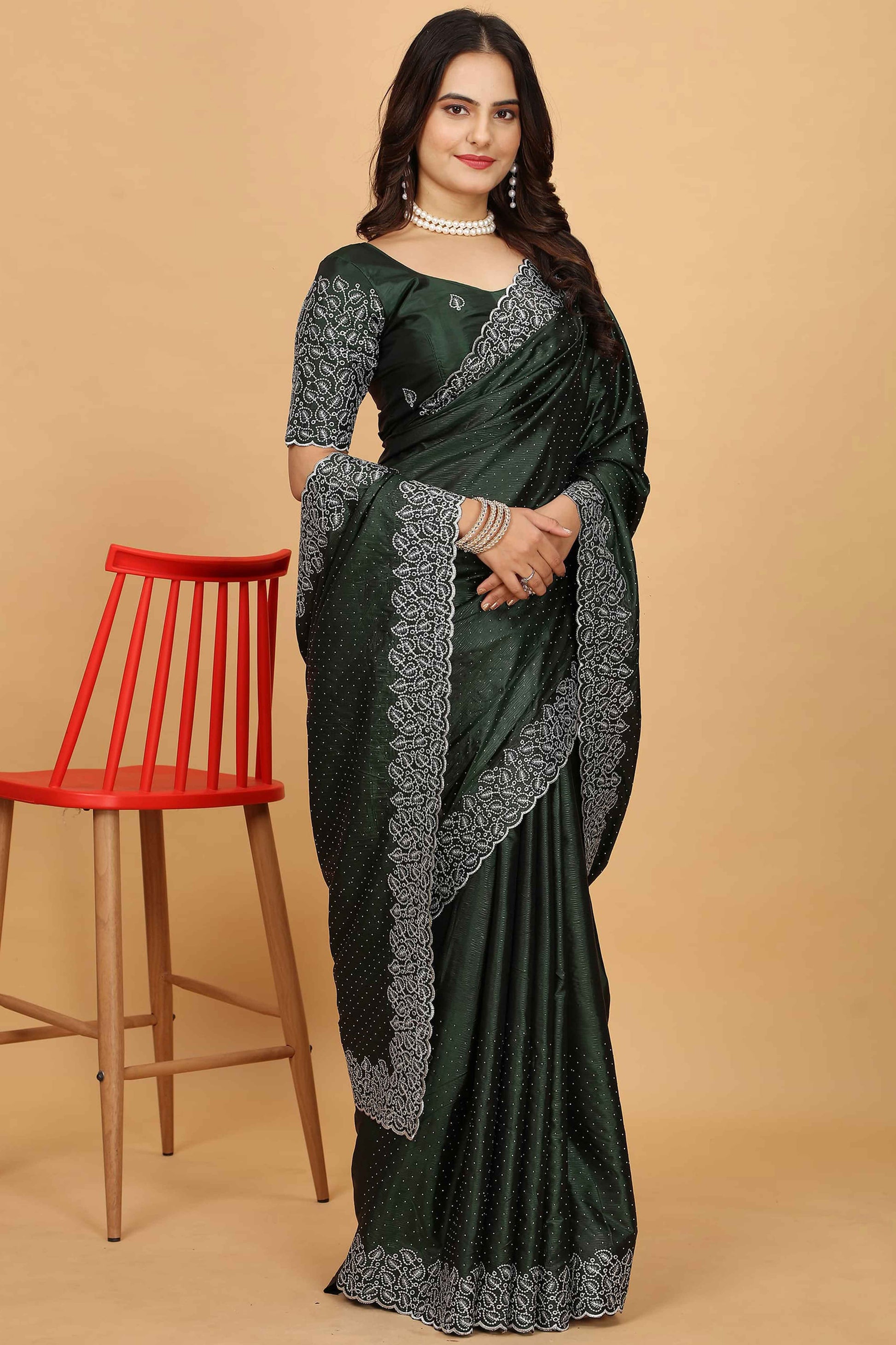 green-swarovski-work-paper-silk-saree-with-embroidery-zari-border