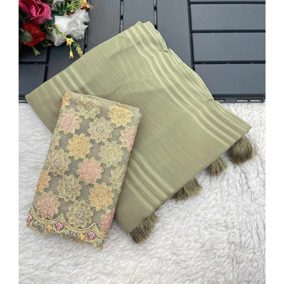 green-zari-striped-woven-georgette-saree