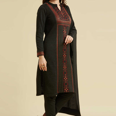 grey-floral-woolen-salwar-suit