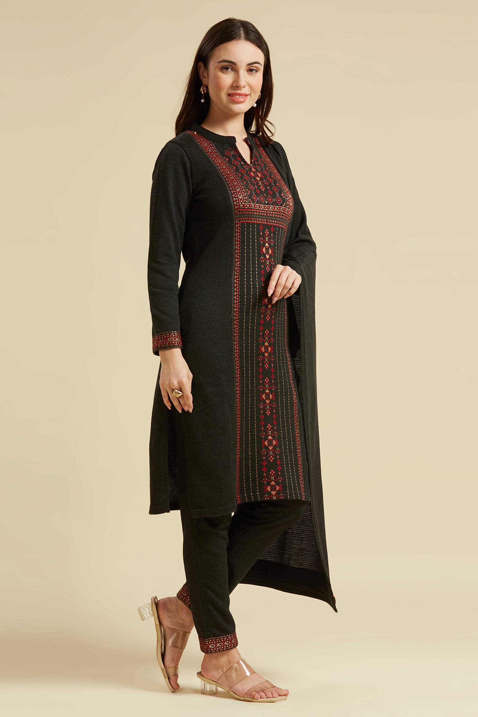 grey-floral-woolen-salwar-suit