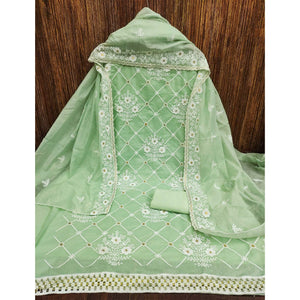 green-floral-embroidered-chanderi-cotton-dress-material