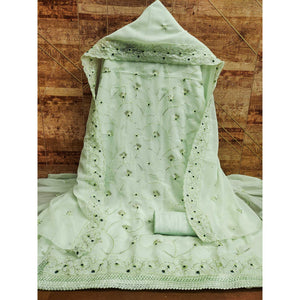 green-floral-sequins-embroidered-georgette-dress-material-1