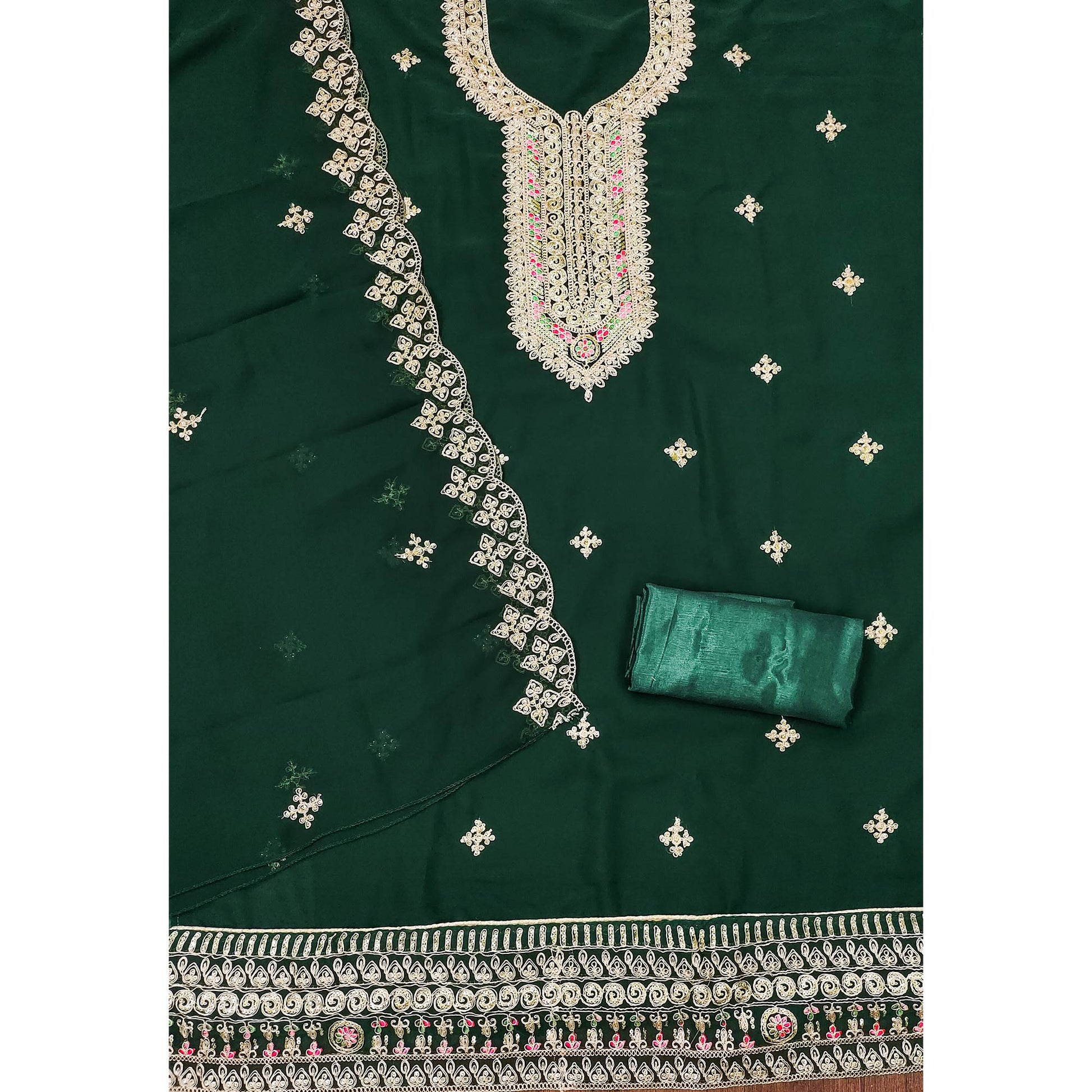 green-floral-embroidered-georgeette-dress-material