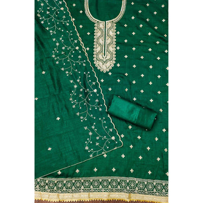 green-floral-embroidered-vichitra-silk-dress-material-9