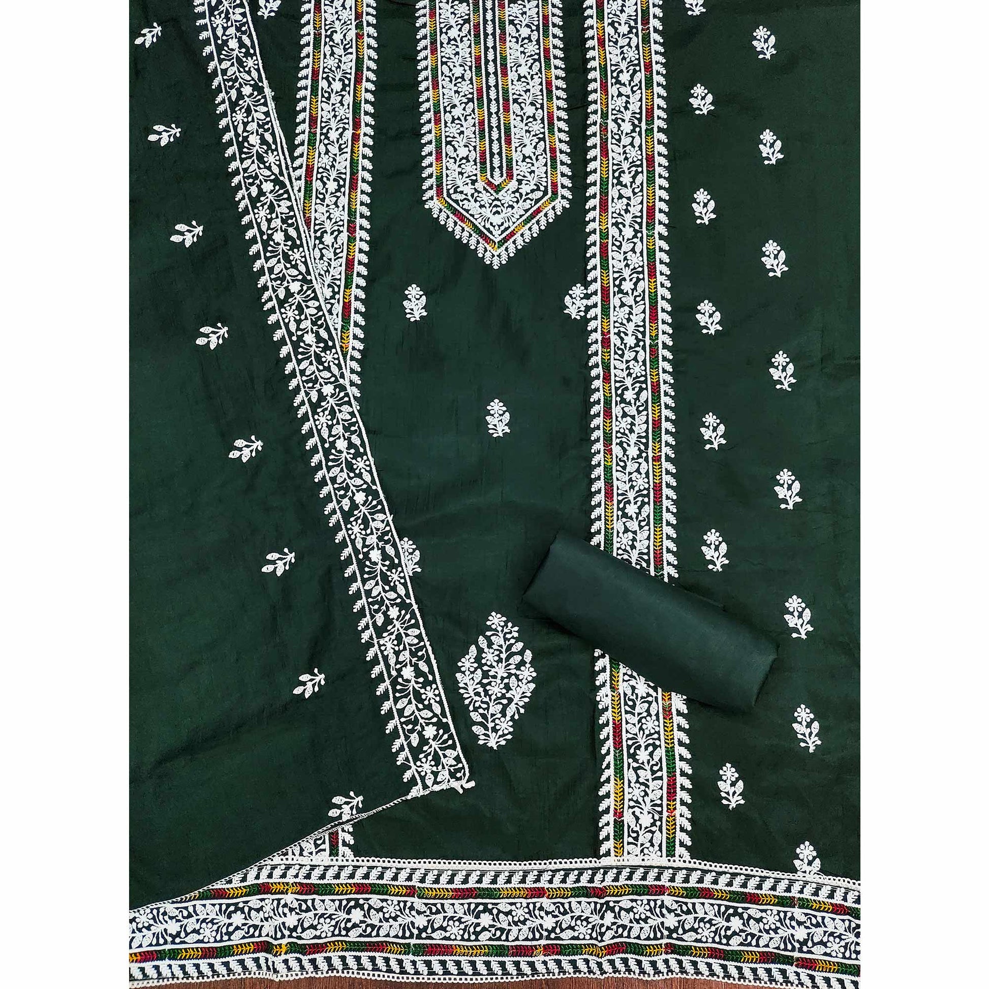 green-floral-embroidered-cotton-silk-dress-material-5