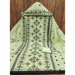 green-embroidered-chanderi-cotton-dress-material