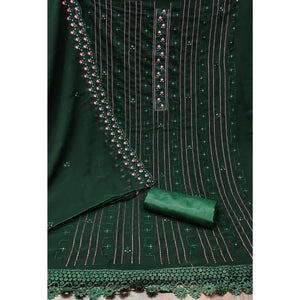 green-sequins-embroidered-georgette-dress-material-5