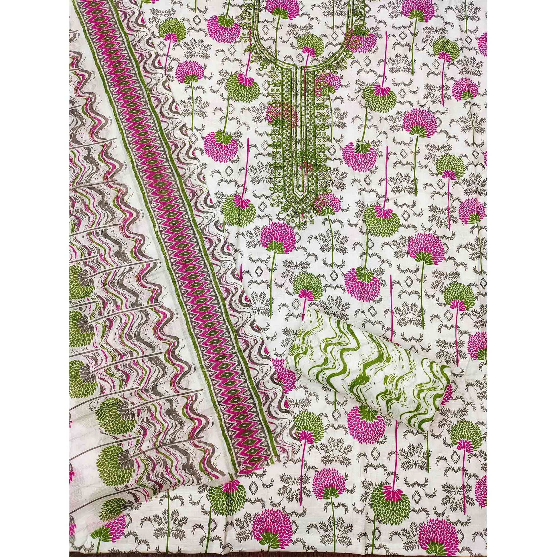 green-pink-floral-printed-with-embroidered-cotton-blend-dress-material