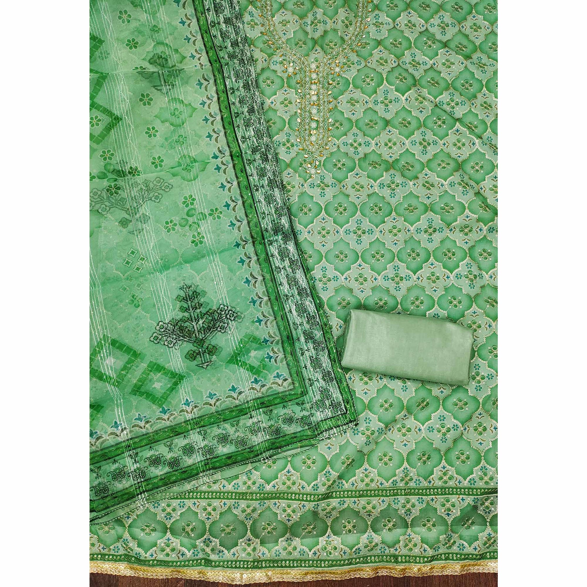 green-printed-with-sequins-embroidered-organza-dress-material