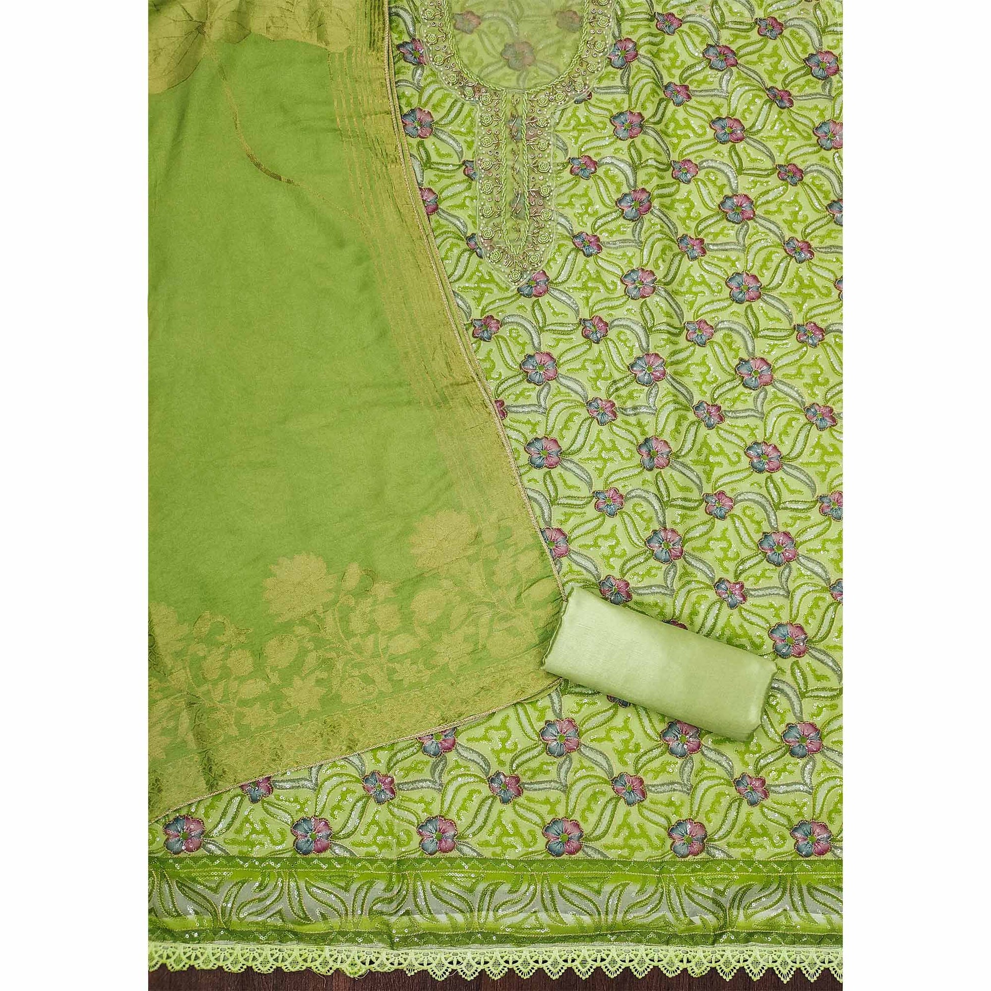 green-floral-sequins-embroidered-organza-dress-material-1