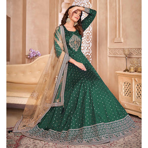 green-floral-embroidered-tapetta-silk-semi-stitched-anarkali-suit