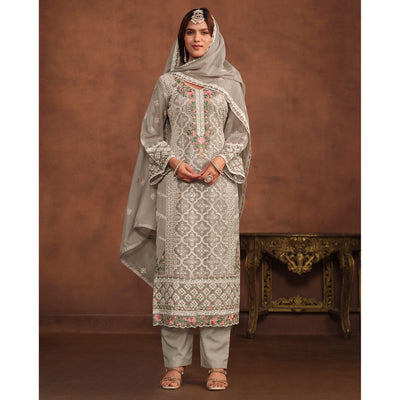 grey-floral-embroidered-organza-semi-stitched-suit-1